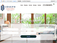 Tablet Screenshot of josephci.com.br